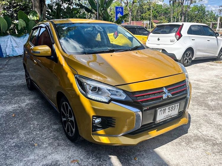 Mitsubishi Mirage 2019 1.2 GLS Sedan เบนซิน ไม่ติดแก๊ส เกียร์อัตโนมัติ เหลือง รูปที่ 3