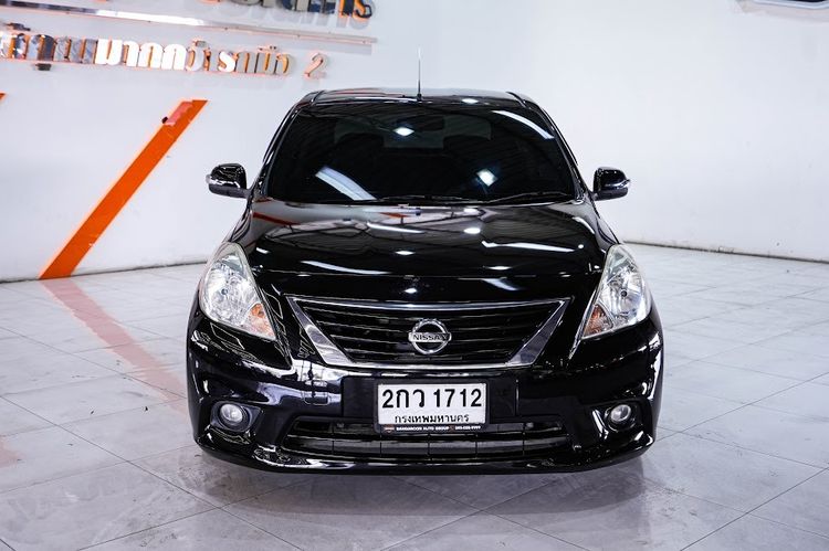 Nissan Almera 2013 1.2 VL Sedan เบนซิน ไม่ติดแก๊ส เกียร์อัตโนมัติ ดำ รูปที่ 2