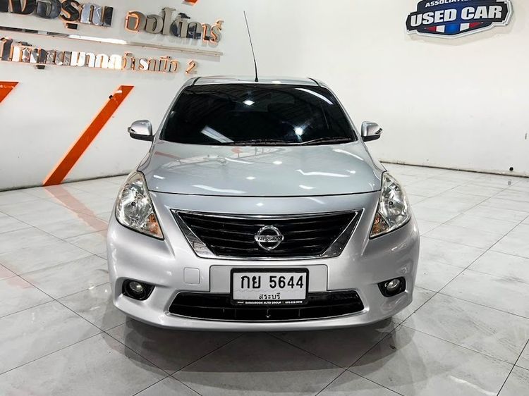 Nissan Almera 2012 1.2 VL Sedan เบนซิน ไม่ติดแก๊ส เกียร์อัตโนมัติ บรอนซ์เงิน รูปที่ 2