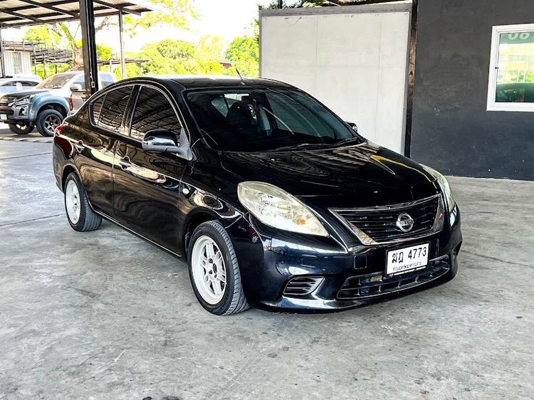 Nissan Almera 2012 1.2 ES Sedan เบนซิน ไม่ติดแก๊ส เกียร์อัตโนมัติ ดำ รูปที่ 3