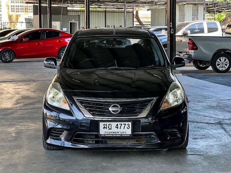 Nissan Almera 2012 1.2 ES Sedan เบนซิน ไม่ติดแก๊ส เกียร์อัตโนมัติ ดำ รูปที่ 2