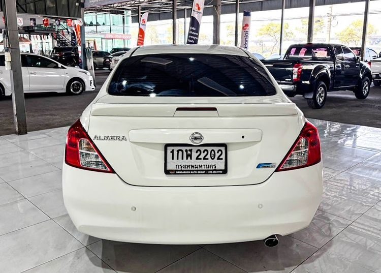 Nissan Almera 2013 1.2 ES Sedan เบนซิน ไม่ติดแก๊ส เกียร์อัตโนมัติ ขาว รูปที่ 4