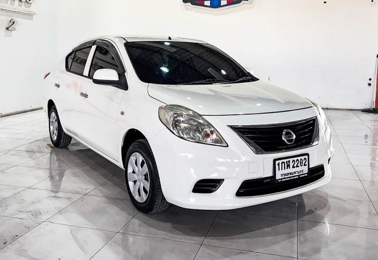 Nissan Almera 2013 1.2 ES Sedan เบนซิน ไม่ติดแก๊ส เกียร์อัตโนมัติ ขาว รูปที่ 3
