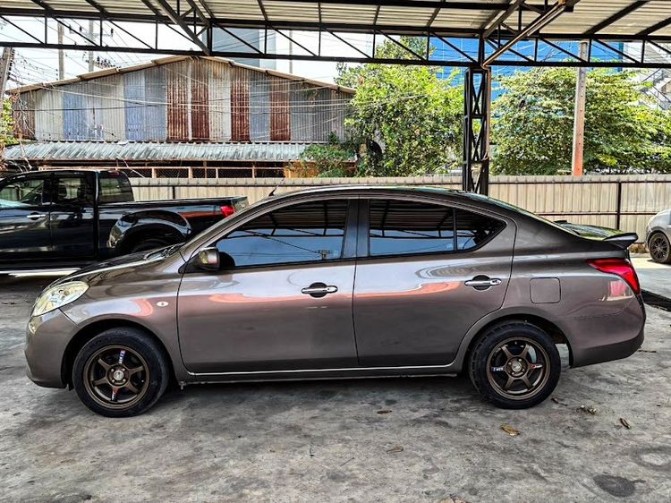 Nissan Almera 2012 1.2 VL Sedan เบนซิน ไม่ติดแก๊ส เกียร์อัตโนมัติ เทา รูปที่ 4