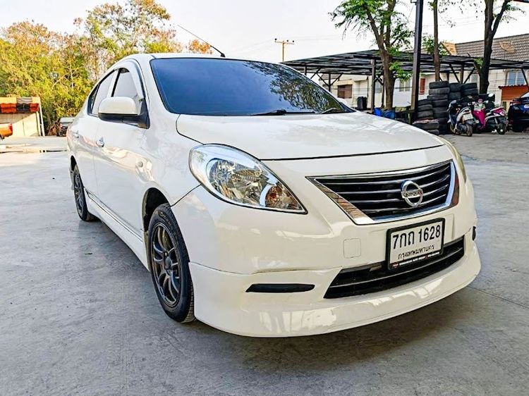 Nissan Almera 2013 1.2 E Sedan เบนซิน ไม่ติดแก๊ส เกียร์อัตโนมัติ ขาว รูปที่ 3