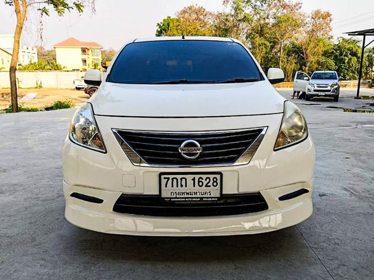 Nissan Almera 2013 1.2 E Sedan เบนซิน ไม่ติดแก๊ส เกียร์อัตโนมัติ ขาว รูปที่ 2
