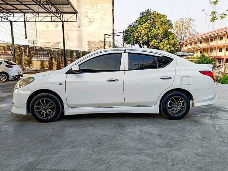 Nissan Almera 2013 1.2 E Sedan เบนซิน ไม่ติดแก๊ส เกียร์อัตโนมัติ ขาว รูปที่ 4