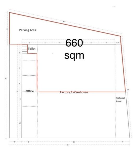 ไม่ใช่ ให้เช่า โกดังเพดานสูง 660 ตร.ม. รูปที่ 2