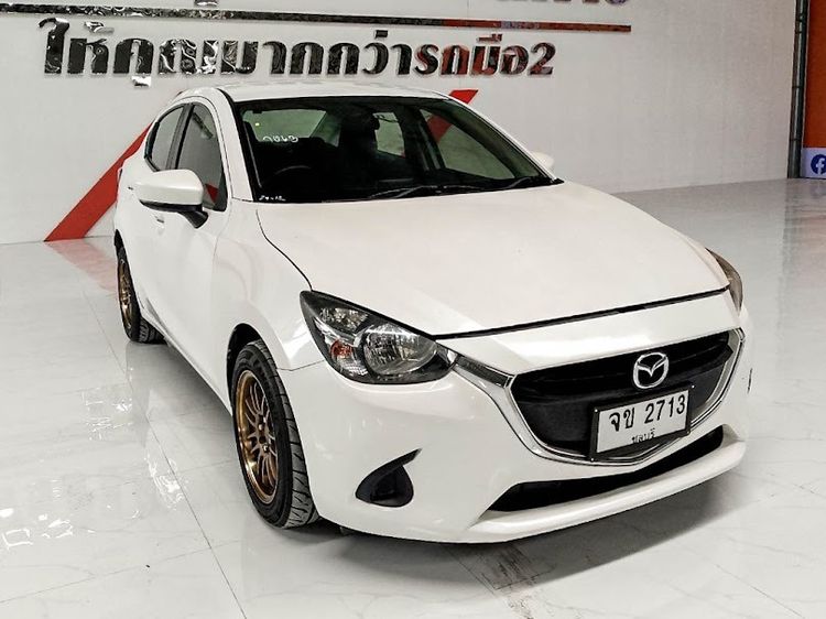 Mazda Mazda 2 2017 1.3 Standard Sedan เบนซิน ไม่ติดแก๊ส เกียร์อัตโนมัติ ขาว รูปที่ 3