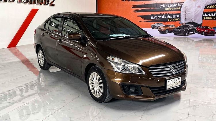 Suzuki Ciaz 2018 1.2 GL Sedan เบนซิน ไม่ติดแก๊ส เกียร์อัตโนมัติ น้ำตาล รูปที่ 3