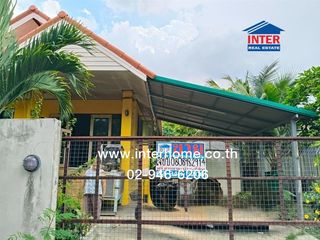 บ้านเดี่ยว 1 ชั้น 80 ตร.ว. หมู่บ้านพฤกษา3 ซอยพฤกษา3 ถนนทางหลวงชนบท นนทบุรี1002 ถนนวัดลาดปลาดุก บางบัวทอง นนทบุรี