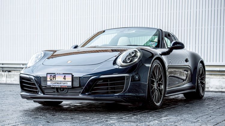 Porsche 911 Targa 4S 2017 3.0 PDK 4WD Sedan เบนซิน ไม่ติดแก๊ส เกียร์อัตโนมัติ น้ำเงิน รูปที่ 3