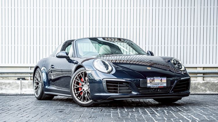 Porsche 911 Targa 4S 2017 3.0 PDK 4WD Sedan เบนซิน ไม่ติดแก๊ส เกียร์อัตโนมัติ น้ำเงิน