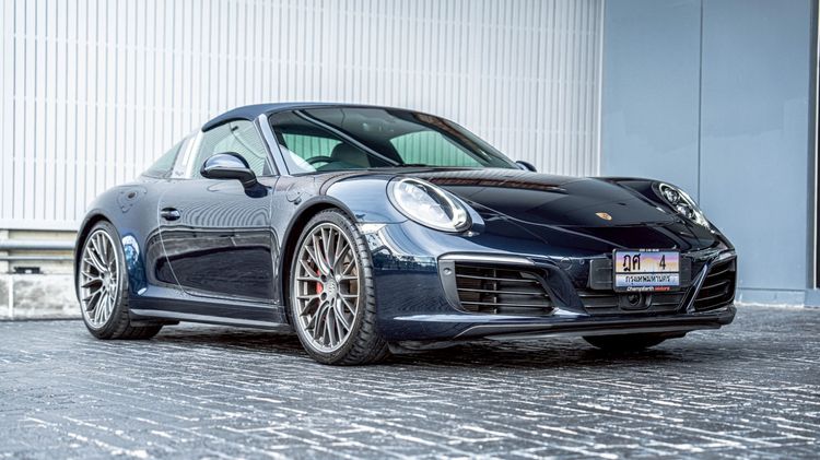 Porsche 911 Targa 4S 2017 3.0 PDK 4WD Sedan เบนซิน ไม่ติดแก๊ส เกียร์อัตโนมัติ น้ำเงิน รูปที่ 4