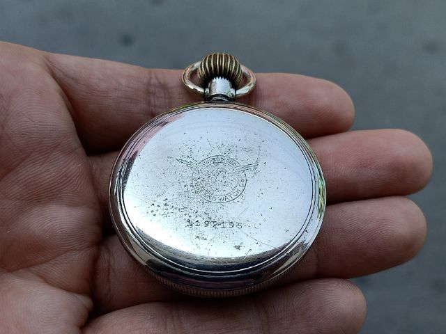 นาฬิกาพก West End Watch Co.หน้ากระเบื้องโบราณ รูปที่ 8