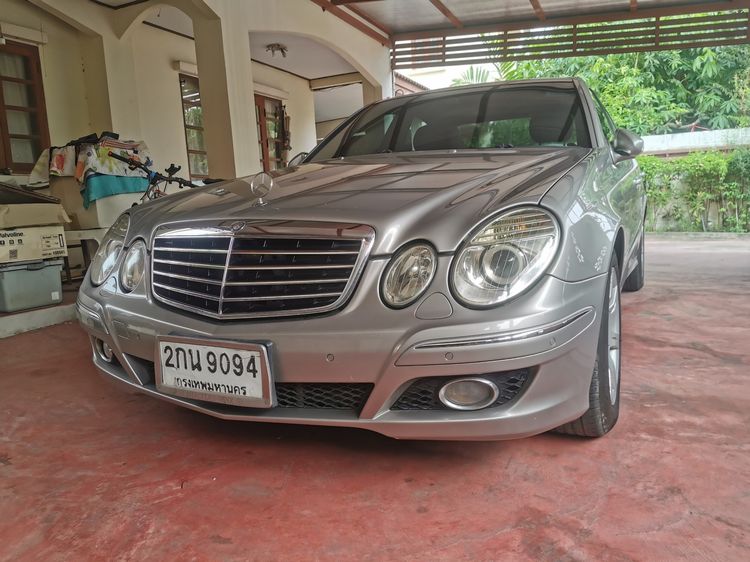 Mercedes-Benz E-Class 2009 E200 Kompressor Sedan เบนซิน LPG เกียร์อัตโนมัติ เทา รูปที่ 3