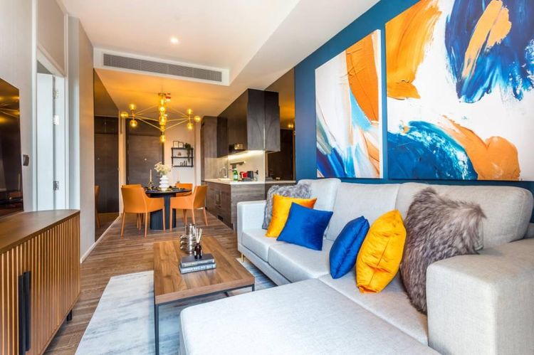 ตกแต่งครบ Major Development 54 ตร.ม. 1 ห้องนอน 1 ห้องน้ำ คอนโดสำหรับ ขาย &amp; เช่าใน ลุมพินี รูปที่ 2