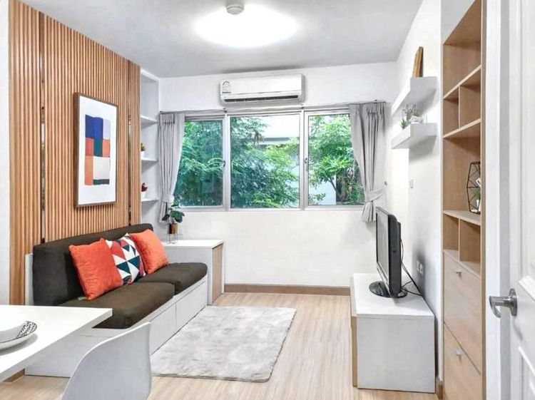 ตกแต่งครบ Sansiri 35 ตร.ม. 1 ห้องนอน 1 ห้องน้ำ คอนโดสำหรับ ขายใน บางจาก