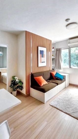 ตกแต่งครบ Sansiri 35 ตร.ม. 1 ห้องนอน 1 ห้องน้ำ คอนโดสำหรับ ขายใน บางจาก รูปที่ 2