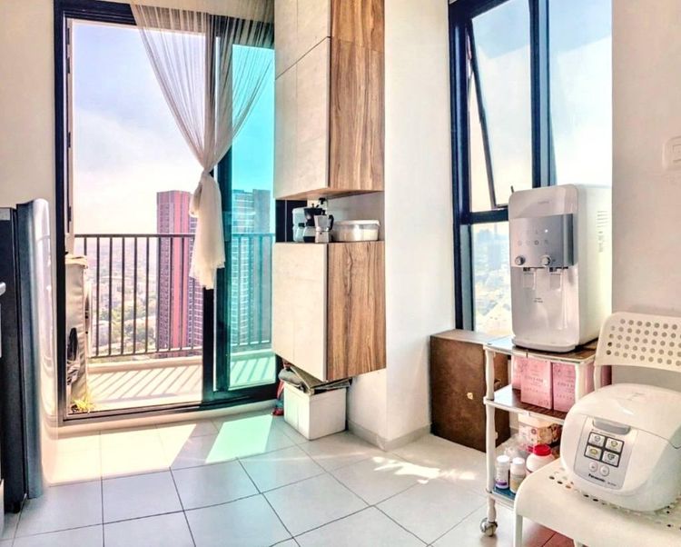 ตกแต่งครบ Sansiri 32 ตร.ม. 1 ห้องนอน 1 ห้องน้ำ คอนโดสำหรับ ขายใน หัวหมาก รูปที่ 3