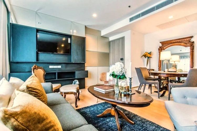 ตกแต่งครบ Sansiri 80 ตร.ม. 2 ห้องนอน 2 ห้องน้ำ คอนโดสำหรับ ขาย &amp; เช่าใน คลองเตยเหนือ รูปที่ 2