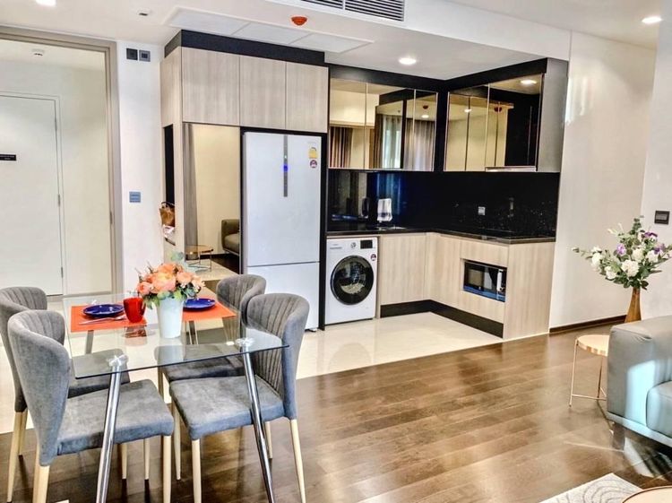 ตกแต่งครบ Sansiri 62 ตร.ม. 2 ห้องนอน 2 ห้องน้ำ คอนโดสำหรับ ขาย &amp; เช่าใน ถนนเพชรบุรี รูปที่ 3