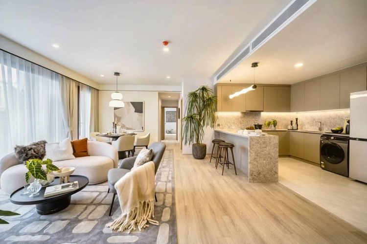 ตกแต่งครบ Sansiri 138 ตร.ม. 3 ห้องนอน 3 ห้องน้ำ คอนโดสำหรับ ขายใน บางกะปิ รูปที่ 2