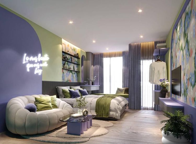 40 ตร.ม. 1 ห้องนอน 1 ห้องน้ำ คอนโดสำหรับ ขายใน สวนหลวง