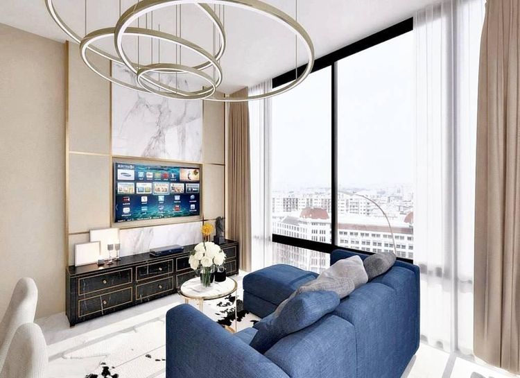 ตกแต่งครบ Ananda Development 75 ตร.ม. 2 ห้องนอน 2 ห้องน้ำ คอนโดสำหรับ ขาย &amp; เช่าใน สีลม รูปที่ 3