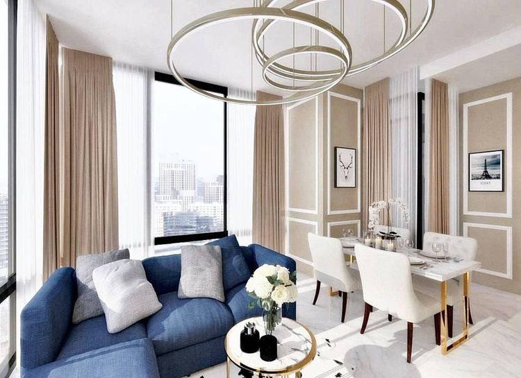 ตกแต่งครบ Ananda Development 75 ตร.ม. 2 ห้องนอน 2 ห้องน้ำ คอนโดสำหรับ ขาย &amp; เช่าใน สีลม รูปที่ 2