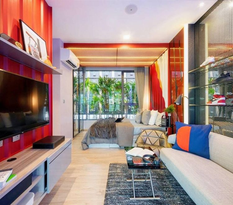 ตกแต่งครบ 2023 อื่นๆ 1 ห้องนอน 23.38 ตร.ม โมดิซ ไรห์ม รามคำแหง รูปที่ 2