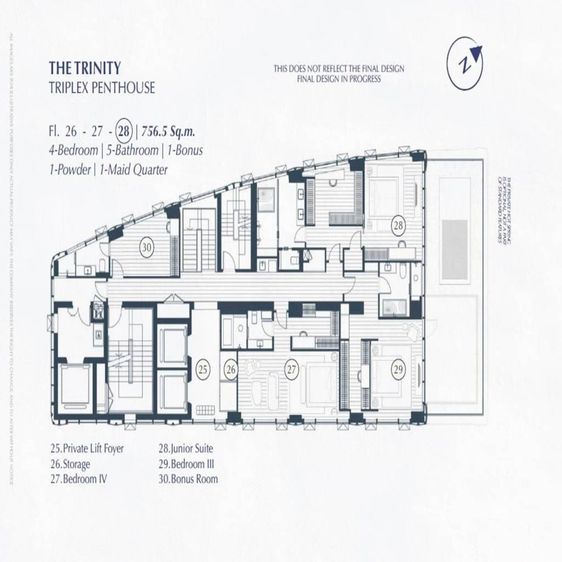 อื่นๆ 757 ตร.ม. 4 ห้องนอน 5 ห้องน้ำ คอนโดสำหรับ ขายใน คลองตันเหนือ รูปที่ 3