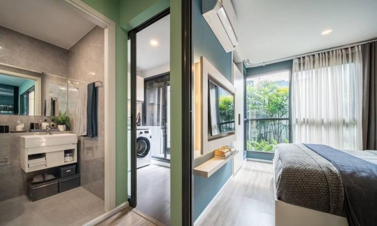 ตกแต่งครบ Grand Unity Development 28 ตร.ม. 1 ห้องนอน 1 ห้องน้ำ คอนโดสำหรับ ขายใน บางจาก รูปที่ 3