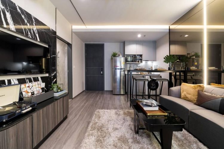 ตกแต่งครบ 2019 Ananda Development 1 ห้องนอน 1 ห้องน้ำ 30.55 ตร.ม. ไอดีโอ โมบิ รางน้ำ