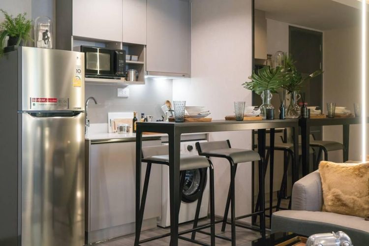 ตกแต่งครบ 2019 Ananda Development 1 ห้องนอน 1 ห้องน้ำ 30.55 ตร.ม. ไอดีโอ โมบิ รางน้ำ รูปที่ 4