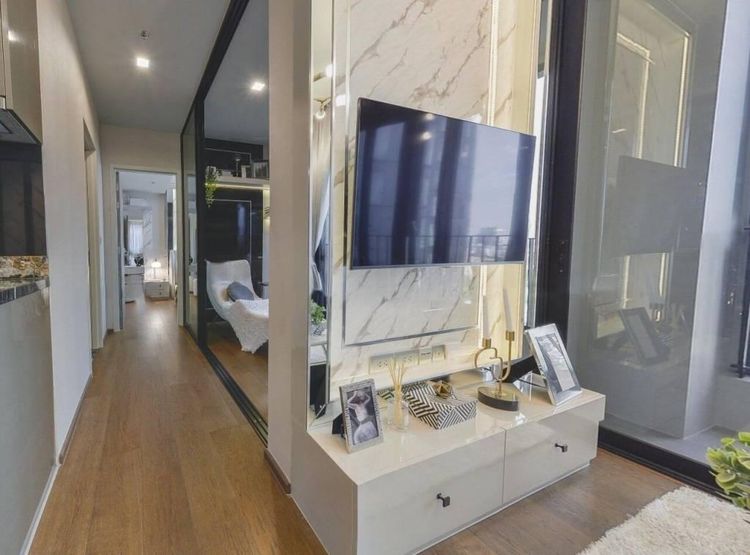 ตกแต่งครบ 2020 Ananda Development 1 ห้องนอนพลัส 1 ห้องน้ำ 46.03 ตร.ม. ไอดีโอ คิว สุขุมวิท 36 รูปที่ 2