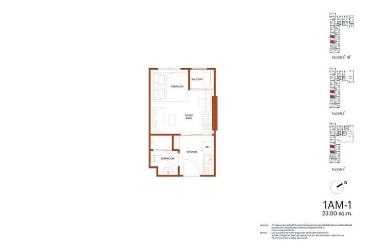 ตกแต่งครบ 2023 Sansiri 23 ตร.ม. สตูดิโอ 1 ห้องน้ำ คอนโดสำหรับ ขายใน พระโขนงเหนือ