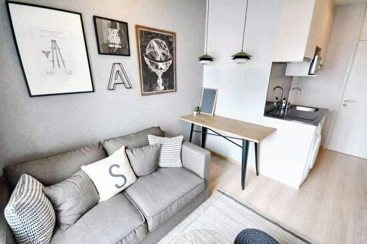 ตกแต่งครบ Noble Development 26 ตร.ม. 1 ห้องนอน 1 ห้องน้ำ คอนโดสำหรับ ขายใน ห้วยขวาง รูปที่ 2