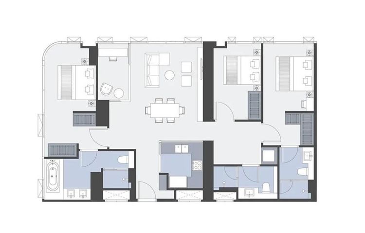 107 ตร.ม. 3 ห้องนอน 3 ห้องน้ำ คอนโดสำหรับ ขายใน มหาพฤฒาราม