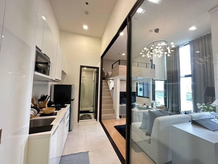 ตกแต่งครบ Chewathai 37 ตร.ม. 1 ห้องนอน 1 ห้องน้ำ คอนโดสำหรับ ขายใน มักกะสัน รูปที่ 3