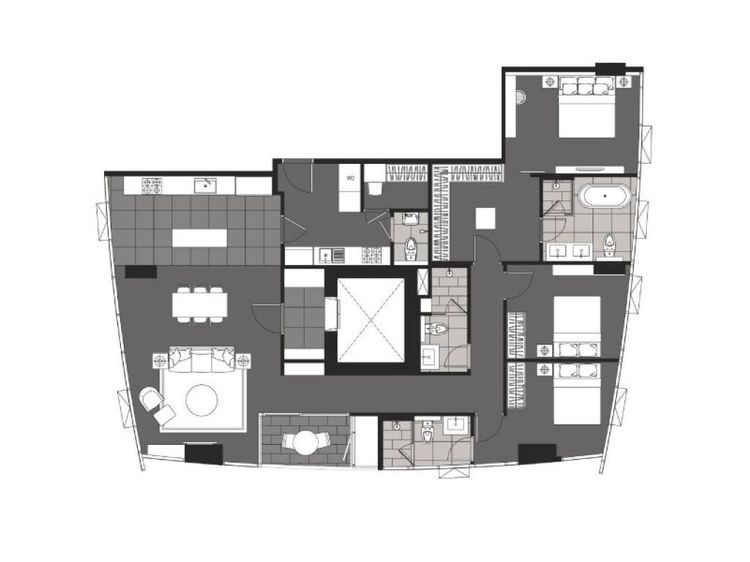 2024 อื่นๆ 156 ตร.ม. 3 ห้องนอน 4 ห้องน้ำ คอนโดสำหรับ ขายใน คลองตันเหนือ
