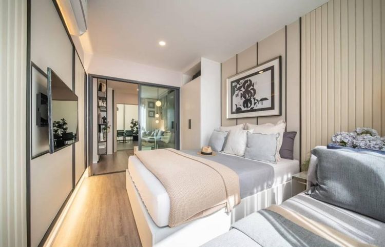 ตกแต่งครบ Grand Unity Development 35 ตร.ม. 1 ห้องนอน 1 ห้องน้ำ คอนโดสำหรับ ขายใน บางจาก รูปที่ 4