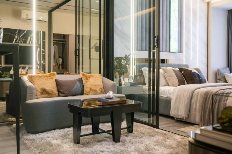 2019 Ananda Development 1 ห้องนอน 1 ห้องน้ำ 30.56 ตร.ม. ไอดีโอ โมบิ รางน้ำ รูปที่ 2