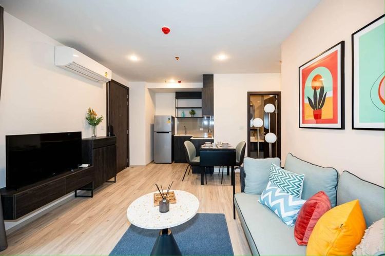 ตกแต่งครบ Sansiri 51 ตร.ม. 2 ห้องนอน 1 ห้องน้ำ คอนโดสำหรับ ขายใน ห้วยขวาง รูปที่ 4