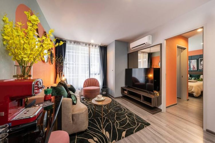 ตกแต่งครบ 2019 Ananda Development 1 ห้องนอน 34.6 ตร.ม ไอดีโอ โมบิ สุขุมวิท 40 รูปที่ 2