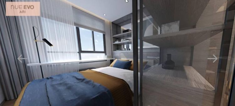 2025 Noble Development 45 ตร.ม. 2 ห้องนอน 2 ห้องน้ำ คอนโดสำหรับ ขายใน สามเสนใน รูปที่ 3