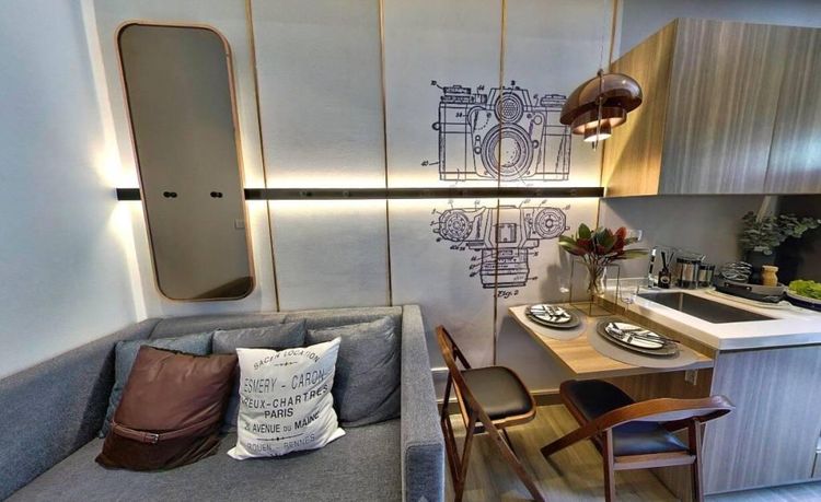 33 ตร.ม. 1 ห้องนอน 1 ห้องน้ำ คอนโดสำหรับ ขายใน ตลาดพลู