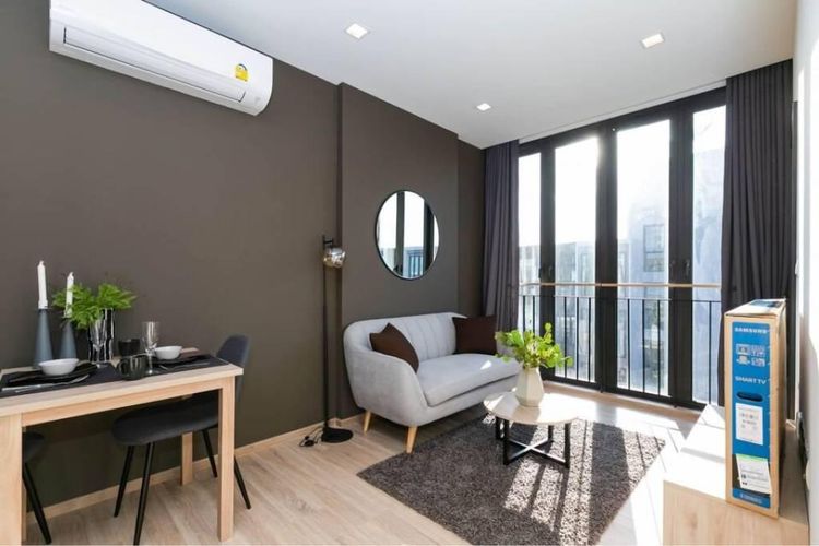 ตกแต่งครบ Sansiri 37 ตร.ม. 1 ห้องนอน 1 ห้องน้ำ คอนโดสำหรับ ขายใน พระโขนงเหนือ รูปที่ 4