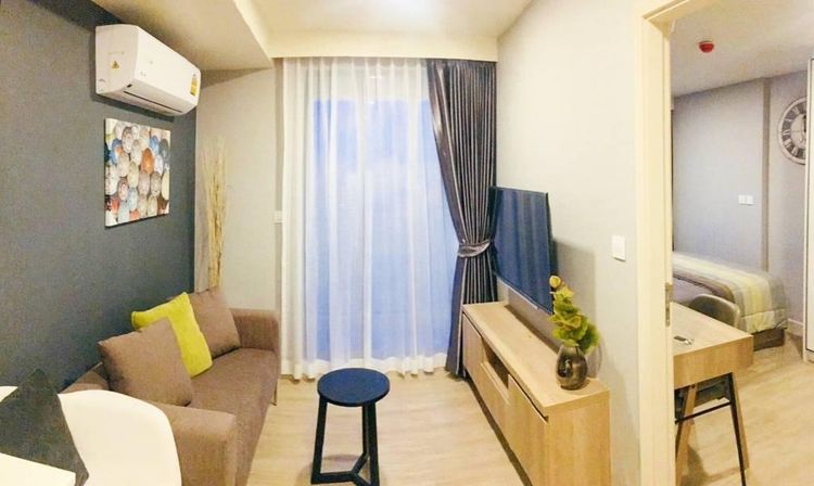ตกแต่งครบ Major Development 32 ตร.ม. 1 ห้องนอน 1 ห้องน้ำ คอนโดสำหรับ ขายใน ดินแดง รูปที่ 2