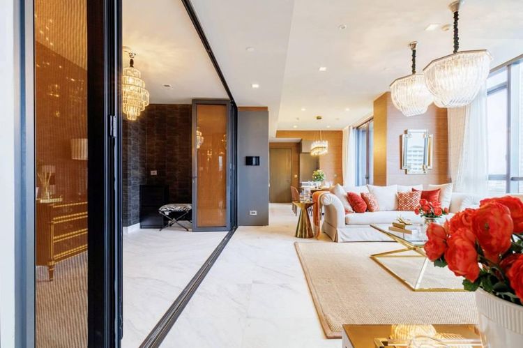 ตกแต่งครบ Sansiri 125 ตร.ม. 2 ห้องนอน 3 ห้องน้ำ คอนโดสำหรับ ขายใน คลองตันเหนือ รูปที่ 4